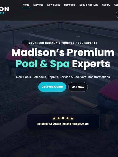 Home services style site